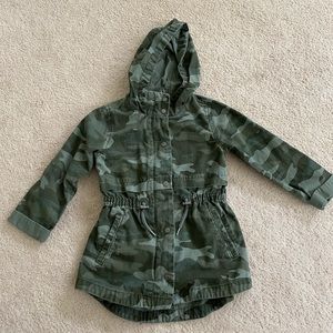 Girls Old Navy Camo Jacket/Anorak